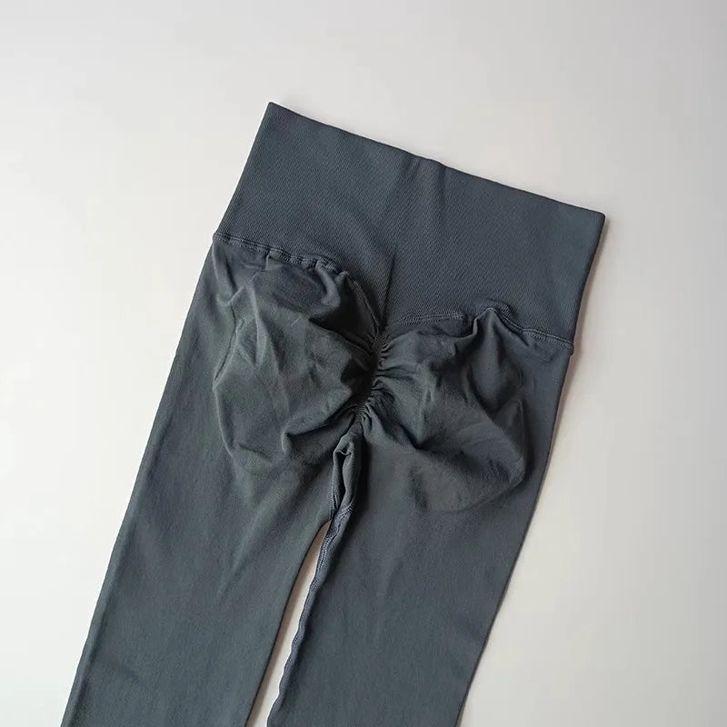 Women’s High-Waist Yoga Leggings – Seamless Push-Up Fitness Pants