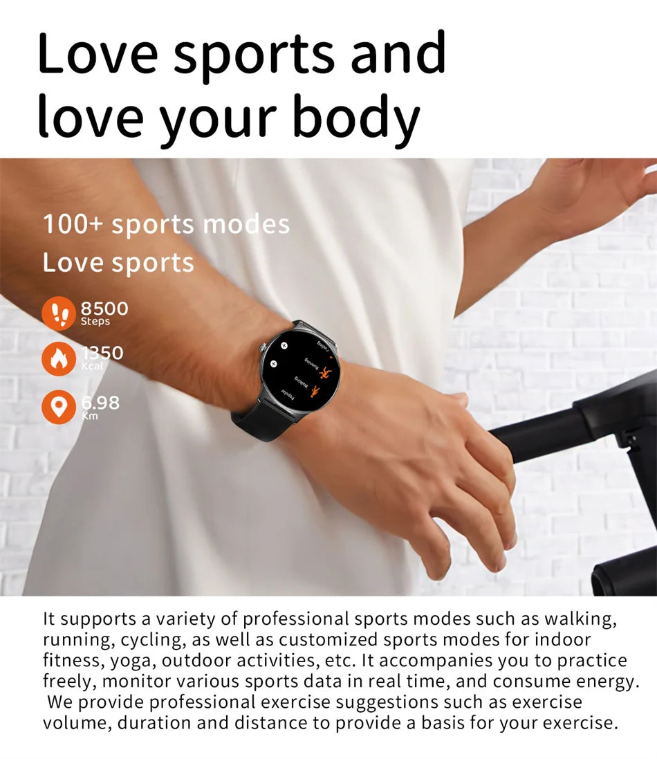 Ultra-Slim AMOLED Smartwatch – Heart Rate & BT Calling for Women