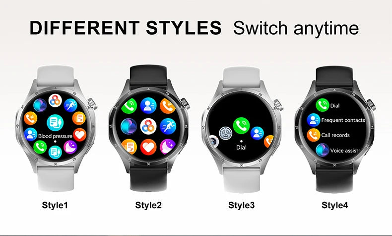 Men’s Smartwatch – 360×360 AMOLED GPS NFC & Bluetooth Call