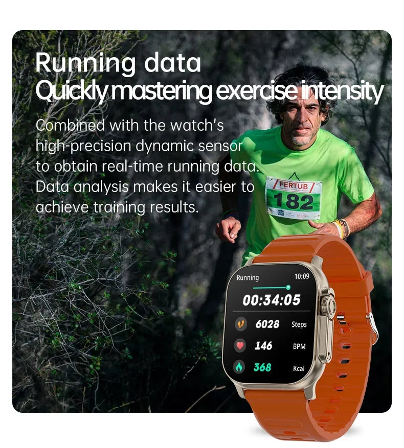 T900 Ultra 2 Smartwatch – 49mm Bluetooth Call, Music & NFC