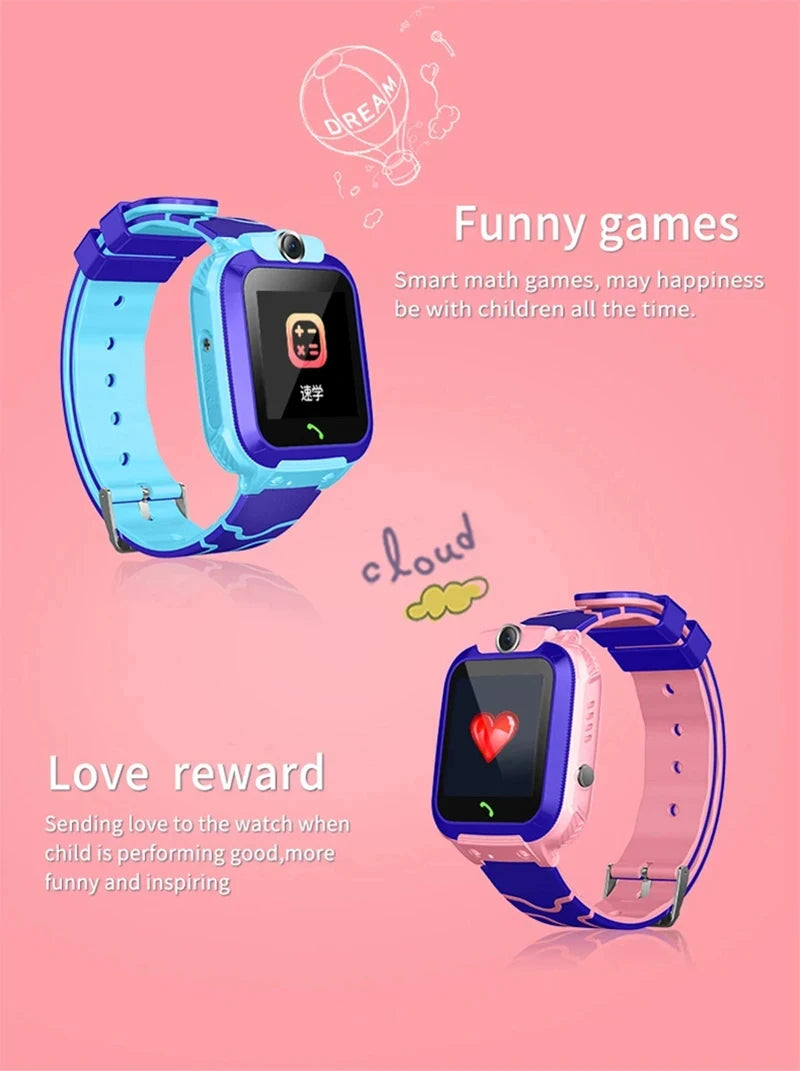 Xiaomi Kids Smart Watch SOS GPS Location Tracker  Sim Card Call Child SmartWatch