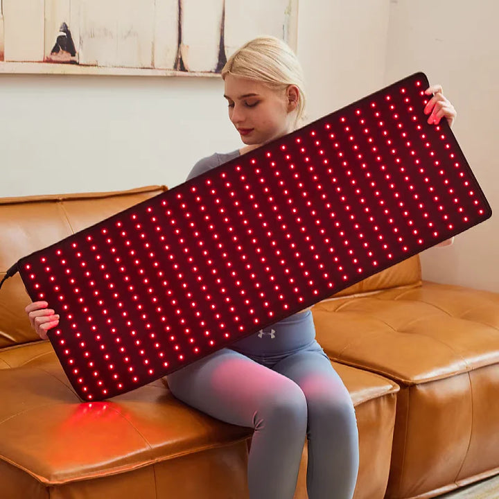 660nm & 850nm Red Light Belt 360 LEDs Near Infrared Photon Wrap for Full Body Pain Relief & Muscle Relaxation