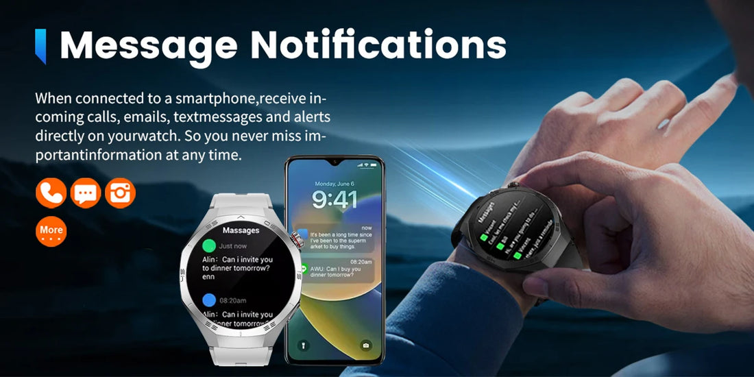 GT5 Pro Smartwatch – Men’s AMOLED GPS Heart Rate & Bluetooth Call