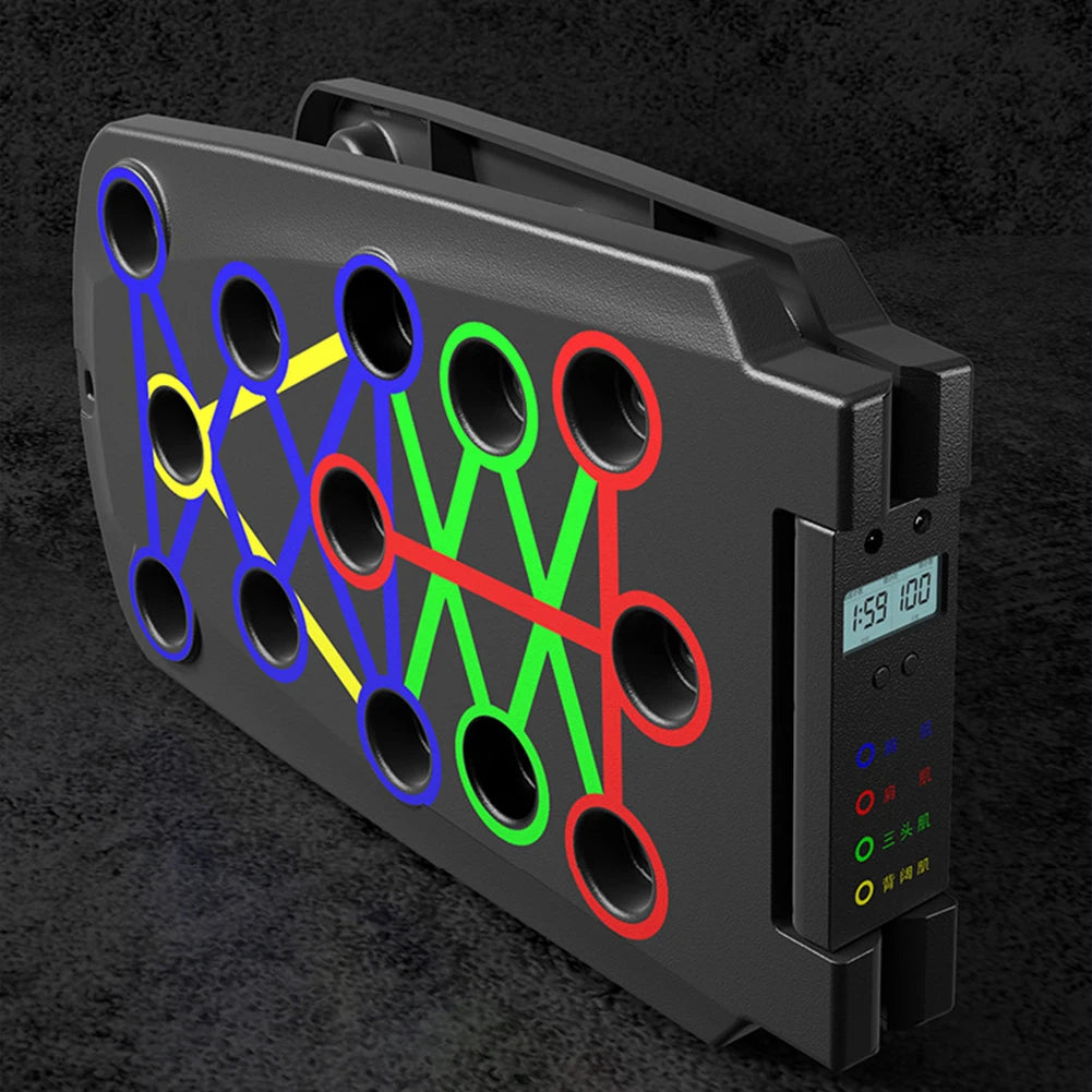 Foldable Push-Up Training Board – Portable Multi-Function Fitness Equipment