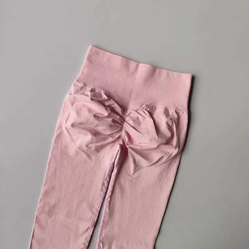 Women’s High-Waist Yoga Leggings – Seamless Push-Up Fitness Pants