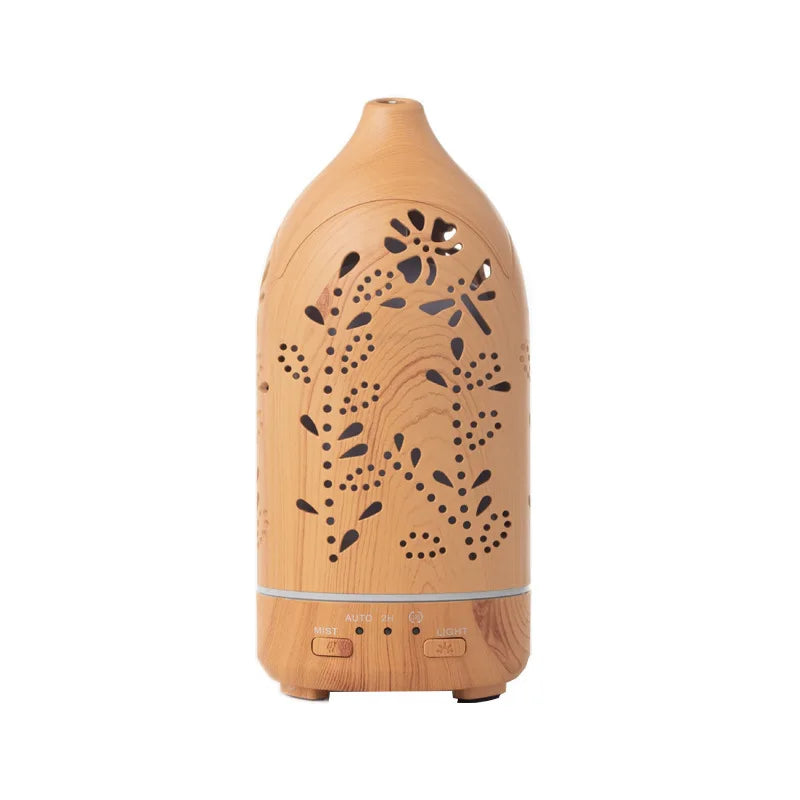 100ml Ultrasonic Essential Oil Diffuser – LED Lights & Adjustable Mist
