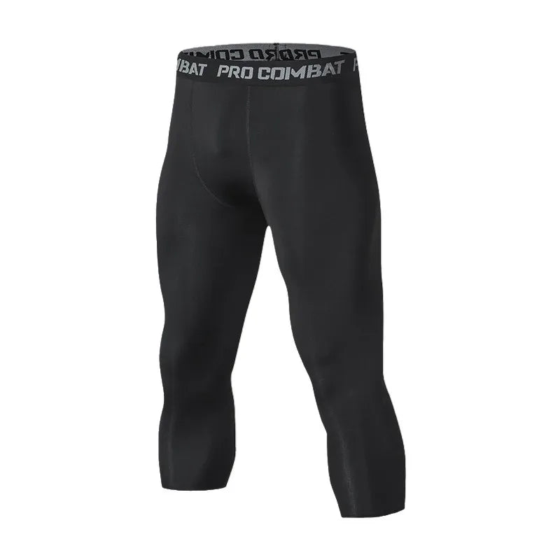 Men’s Compression Sports Leggings – Quick-Dry Running & Training Pants