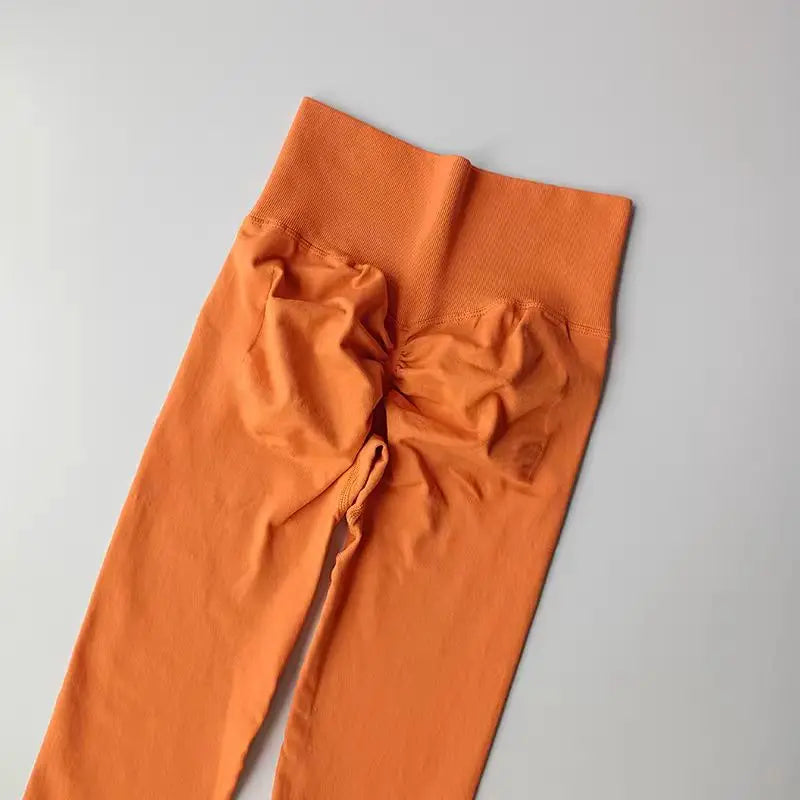 Women’s High-Waist Yoga Leggings – Seamless Push-Up Fitness Pants