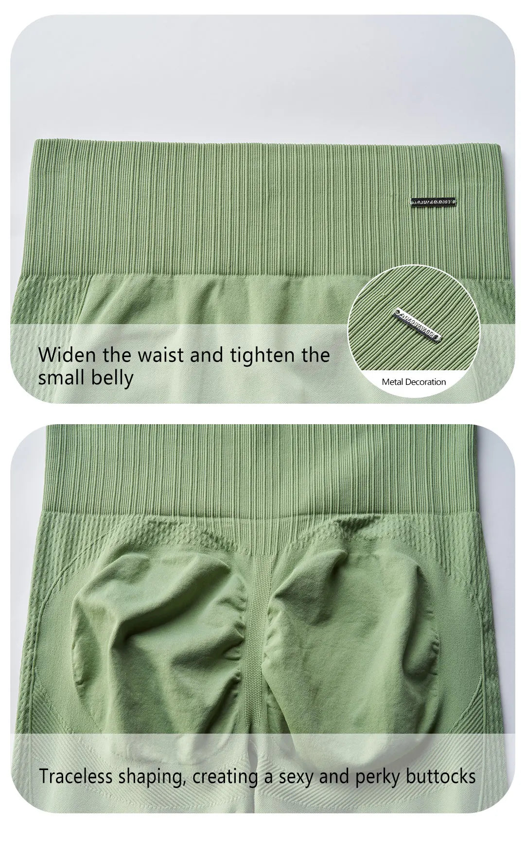 Women’s Two-Piece Yoga Set – High-Waisted Leggings & Seamless Top