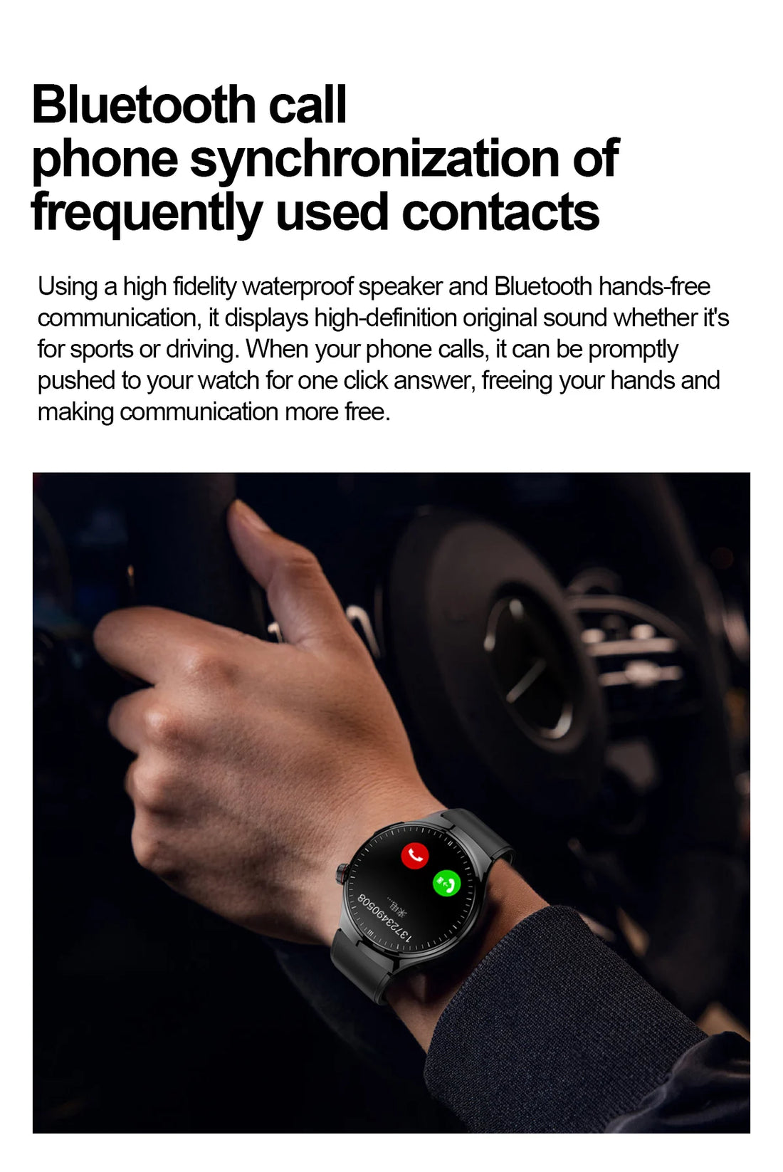Nursing-Grade Health Smartwatch – Blood Oxygen, ECG, & Body Metrics