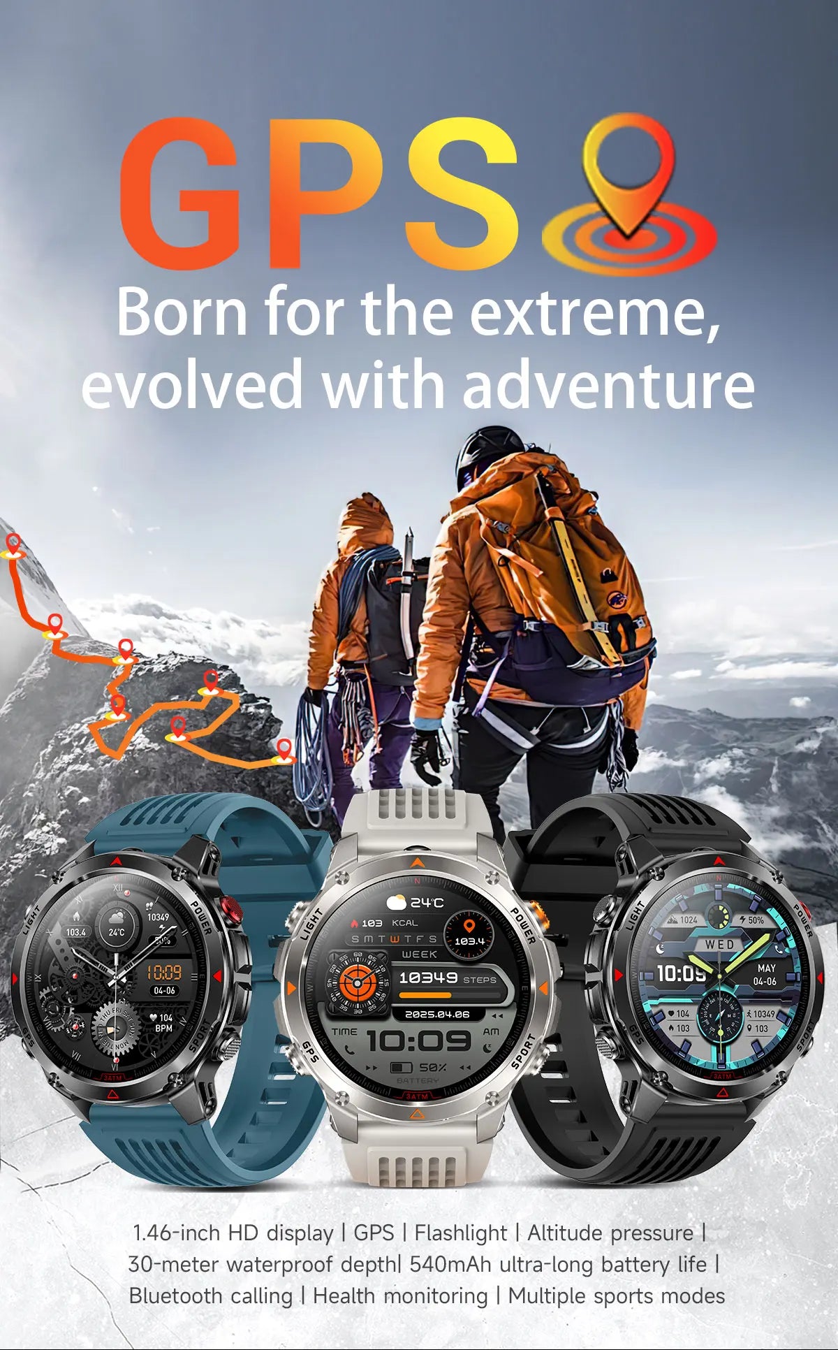 Military T-Rex 3 Smartwatch