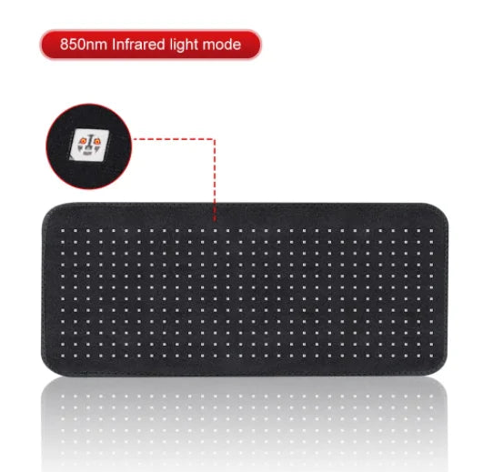 660nm & 850nm Red Light Belt 360 LEDs Near Infrared Photon Wrap for Full Body Pain Relief & Muscle Relaxation