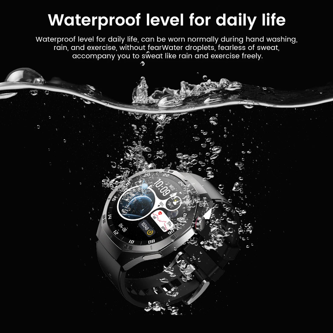 GT5 Pro Smartwatch – Men’s AMOLED GPS Heart Rate & Bluetooth Call