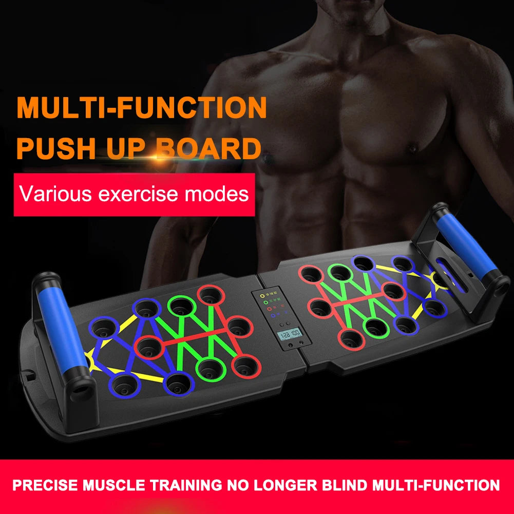 Foldable Push-Up Training Board – Portable Multi-Function Fitness Equipment