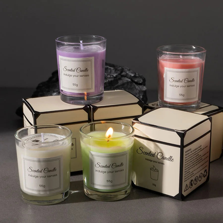 Premium Aromatherapy Candle – Handmade Soy Wax in Gift Box