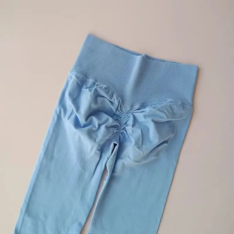 Women’s High-Waist Yoga Leggings – Seamless Push-Up Fitness Pants