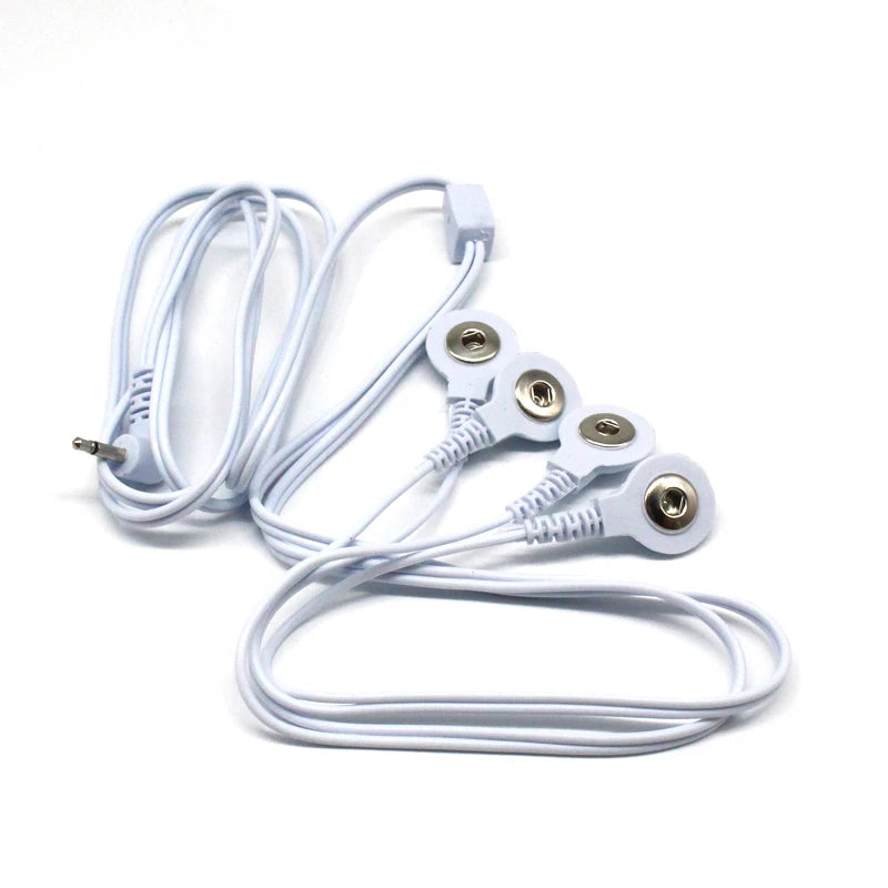 TENS Unit Electrode Lead Wires – 2-Way & 4-Way Cable with Pads