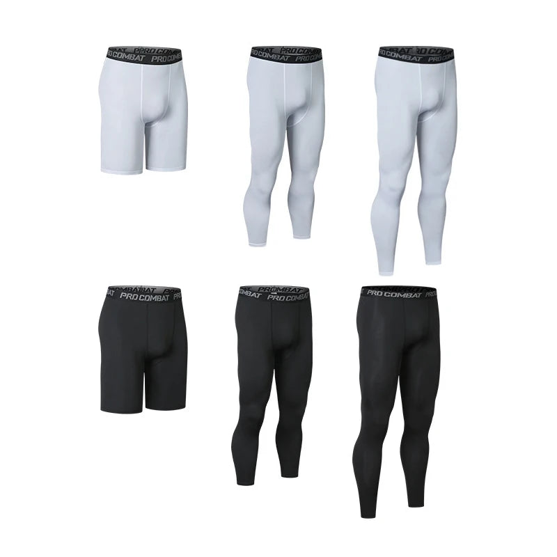 Men’s Compression Sports Leggings – Quick-Dry Running & Training Pants
