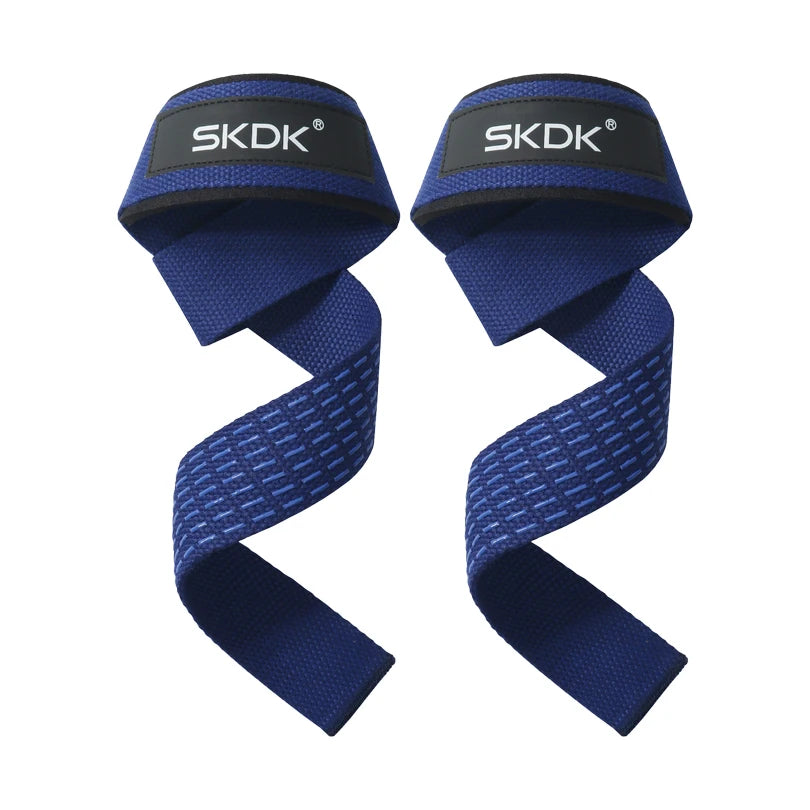 Weightlifting Straps Dropshipping 1 Pair Lifting Wrist Anti-Slip Silicone Strength Training Strap Hand Grips Wrist Support