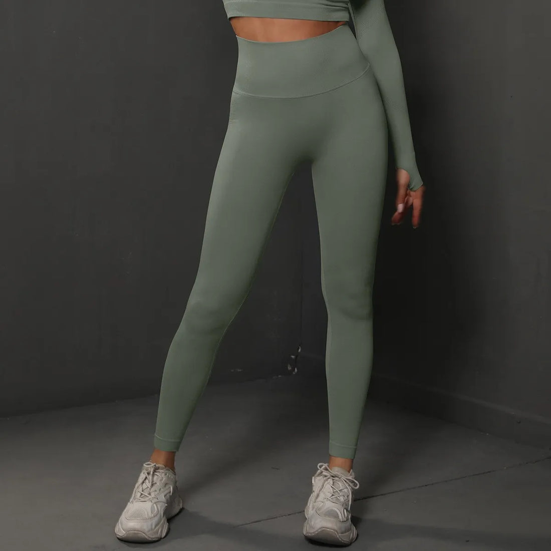 Women’s High-Waist Yoga Leggings – Seamless Push-Up Fitness Pants