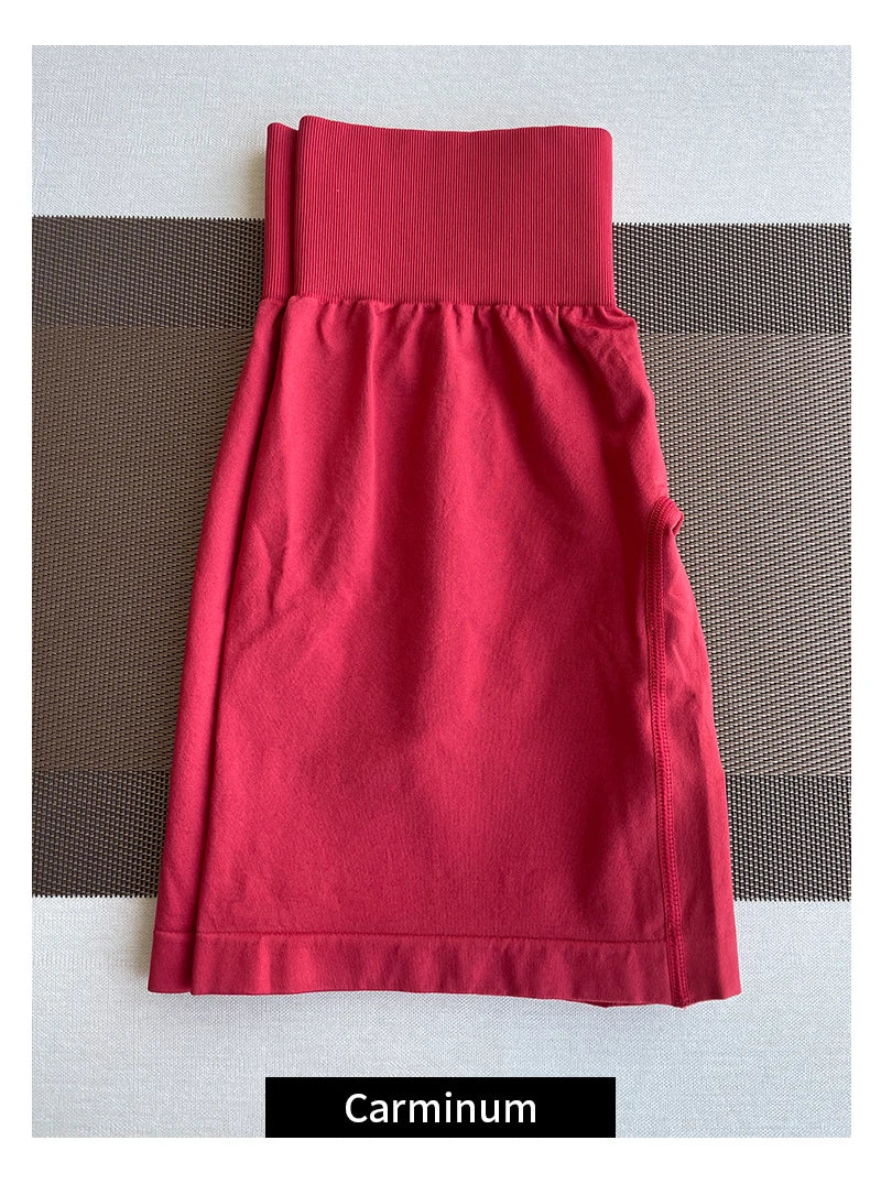 TKITK Women’s Seamless Spandex Shorts – Soft Workout & Yoga Tights