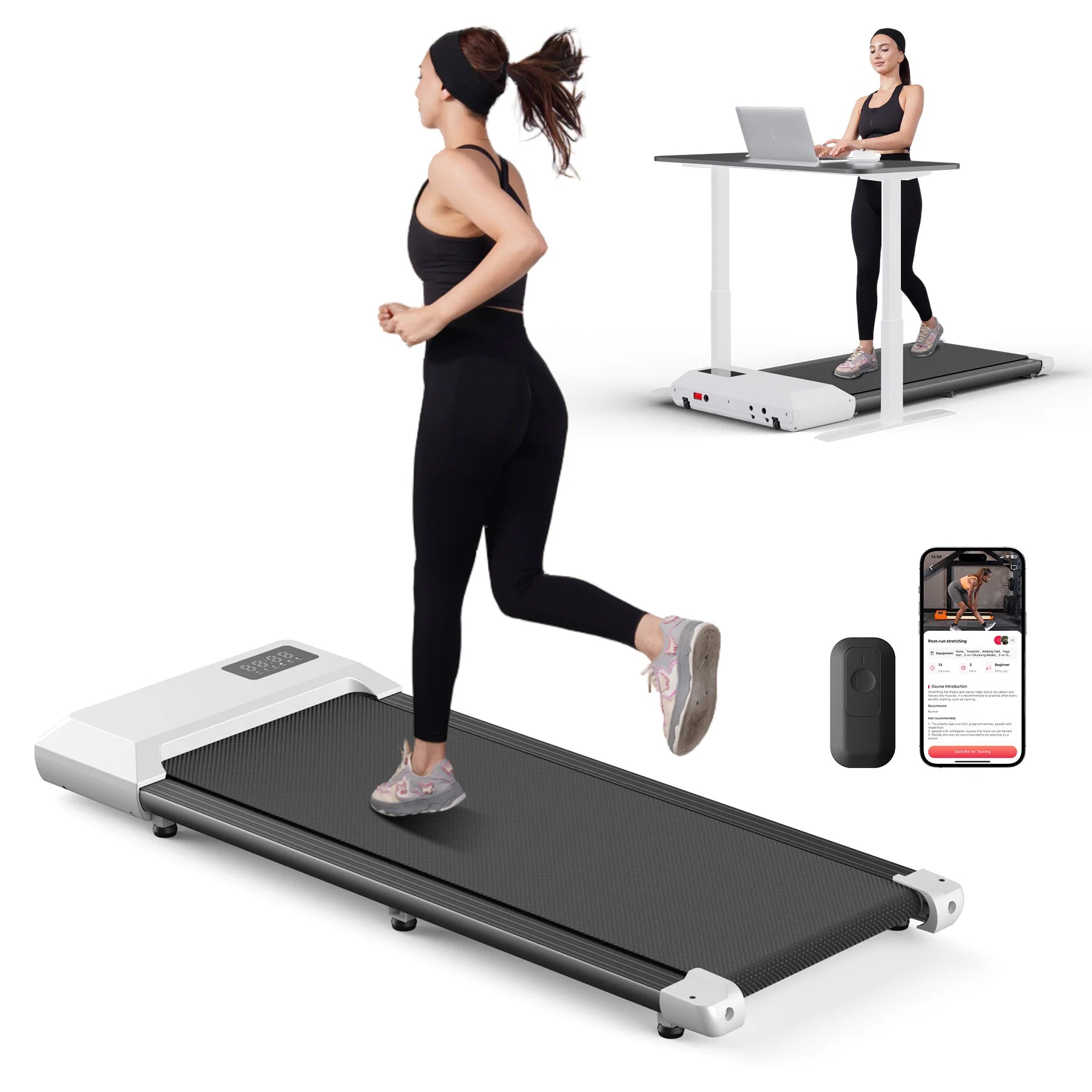 300lbs Home Treadmill – 2.5HP Walking & Running Fitness Machine