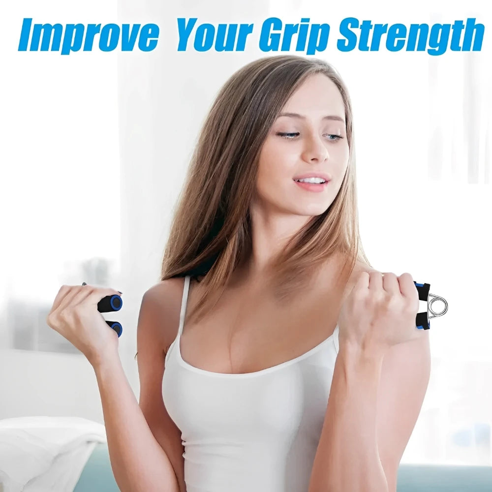 Spring Hand Grip Finger Strength Trainer Power Exerciser Sponge Forearm Strengthener Carpal Expander Sport Muscle Training