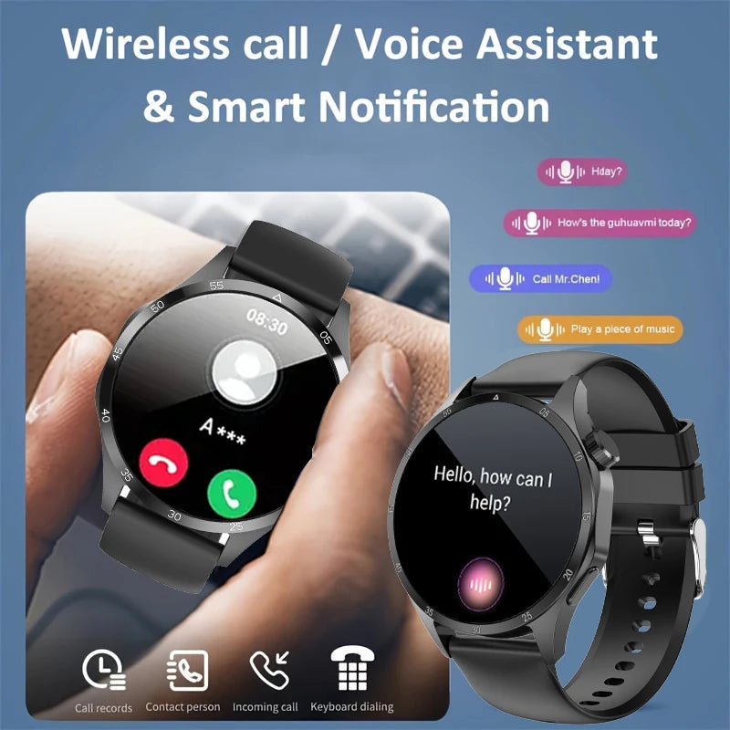 Men’s Smartwatch – 360×360 AMOLED GPS NFC & Bluetooth Call