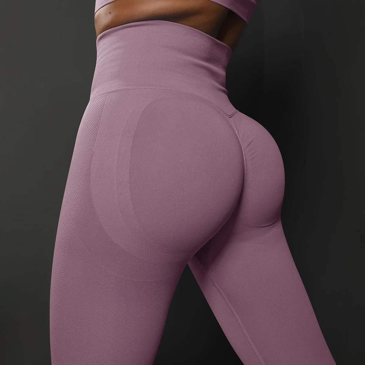 Women’s High-Waist Yoga Leggings – Seamless Push-Up Fitness Pants