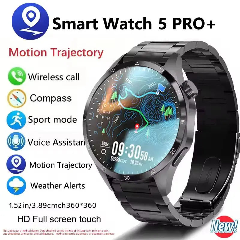 Men’s Smartwatch – 360×360 AMOLED GPS NFC & Bluetooth Call