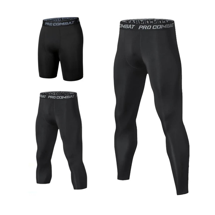 Men’s Compression Sports Leggings – Quick-Dry Running & Training Pants