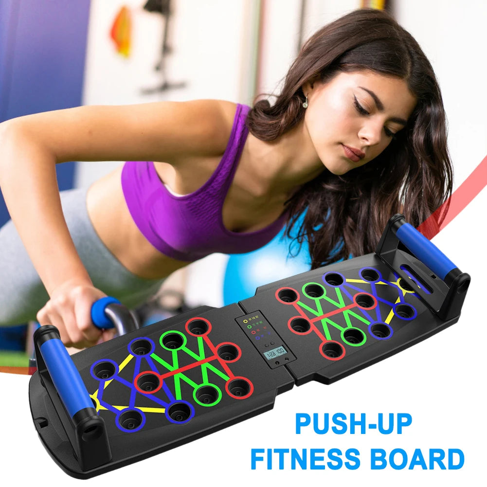 Foldable Push-Up Training Board – Portable Multi-Function Fitness Equipment