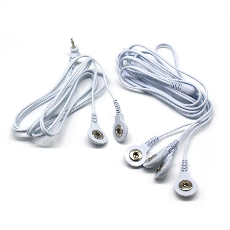 TENS Unit Electrode Lead Wires – 2-Way & 4-Way Cable with Pads