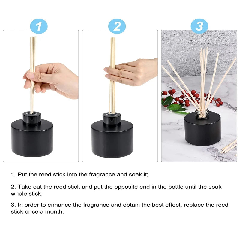 2–3.5mm Reed Diffuser Sticks – Extra Thick Rattan for DIY Aromatherapy
