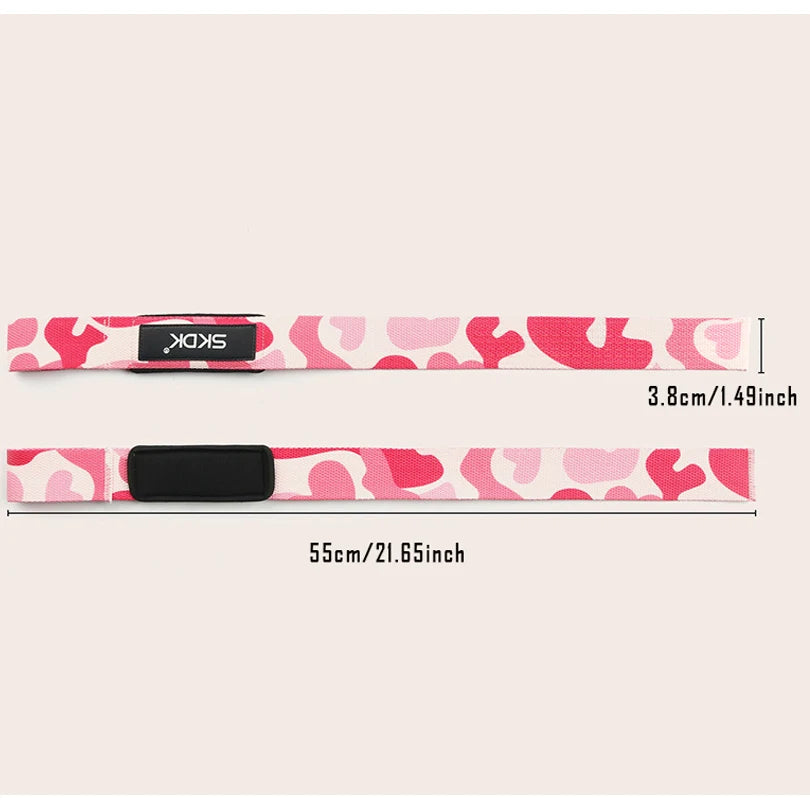 Weightlifting Straps Dropshipping 1 Pair Lifting Wrist Anti-Slip Silicone Strength Training Strap Hand Grips Wrist Support