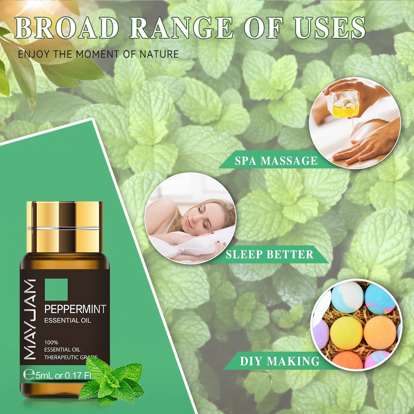 MAYJAM 35pcs Essential Oils Set – Diffuser, Candle & Air Freshener