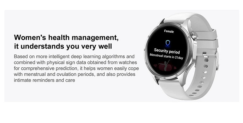 Men’s Smartwatch – 360×360 AMOLED GPS NFC & Bluetooth Call