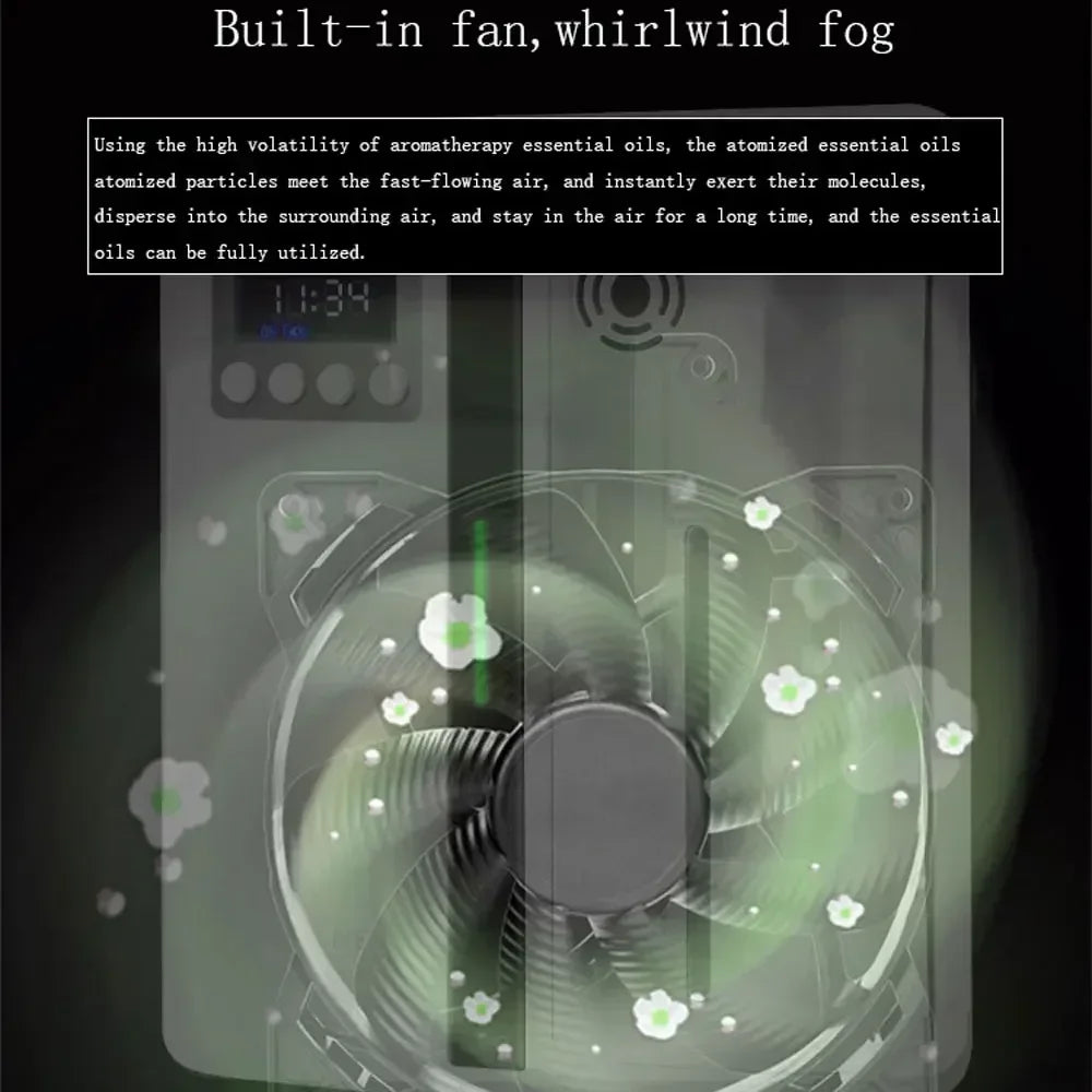 Wall-Mounted Bluetooth Essential Oil Diffuser – Hotel & Home Air Freshener