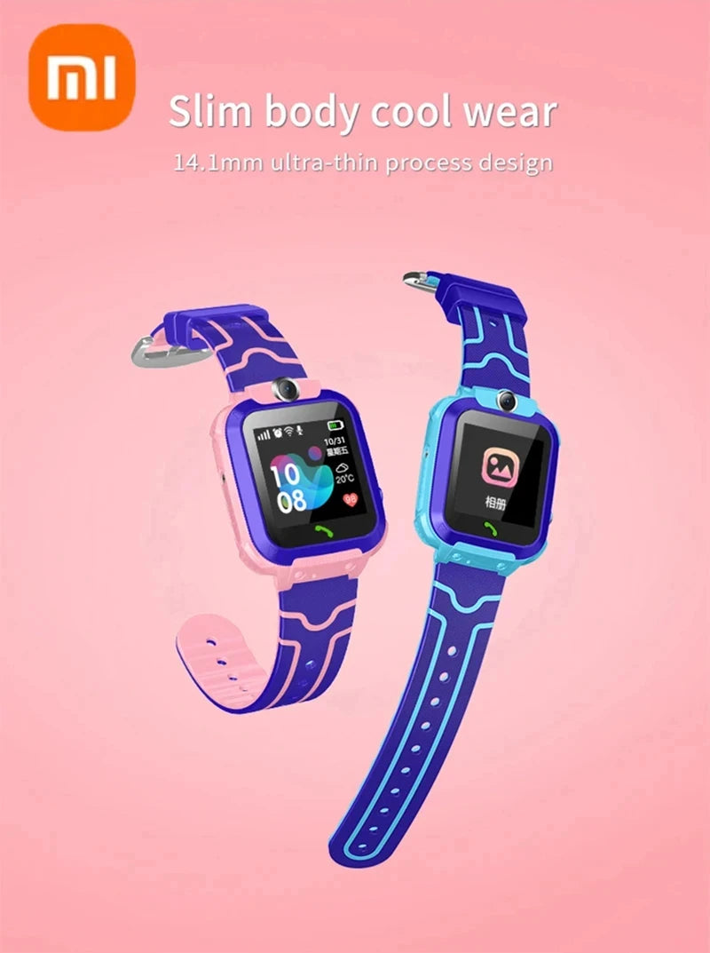 Xiaomi Kids Smart Watch SOS GPS Location Tracker  Sim Card Call Child SmartWatch