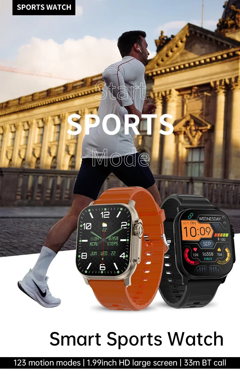 T900 Ultra 2 Smartwatch – 49mm Bluetooth Call, Music & NFC