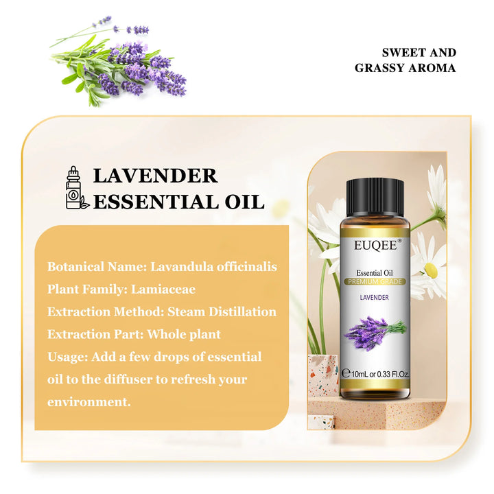 EUQEE 10ml Natural Essential Oils