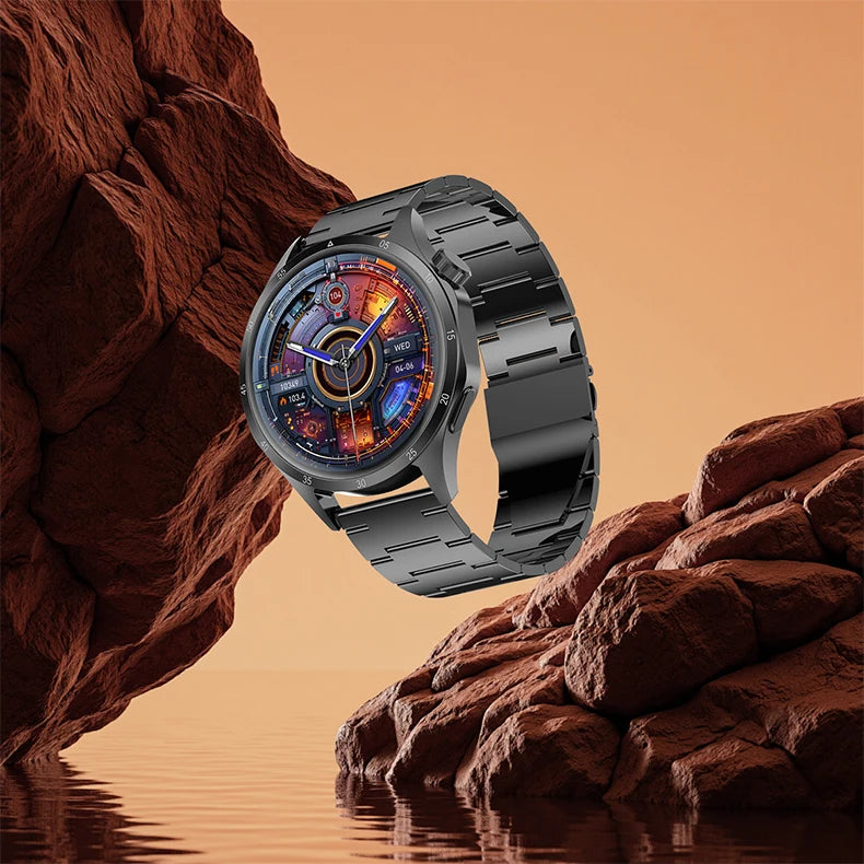 Men’s Smartwatch – 360×360 AMOLED GPS NFC & Bluetooth Call
