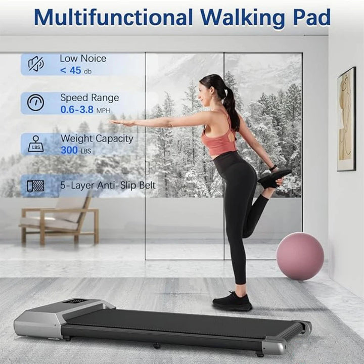 300lbs Home Treadmill – 2.5HP Walking & Running Fitness Machine