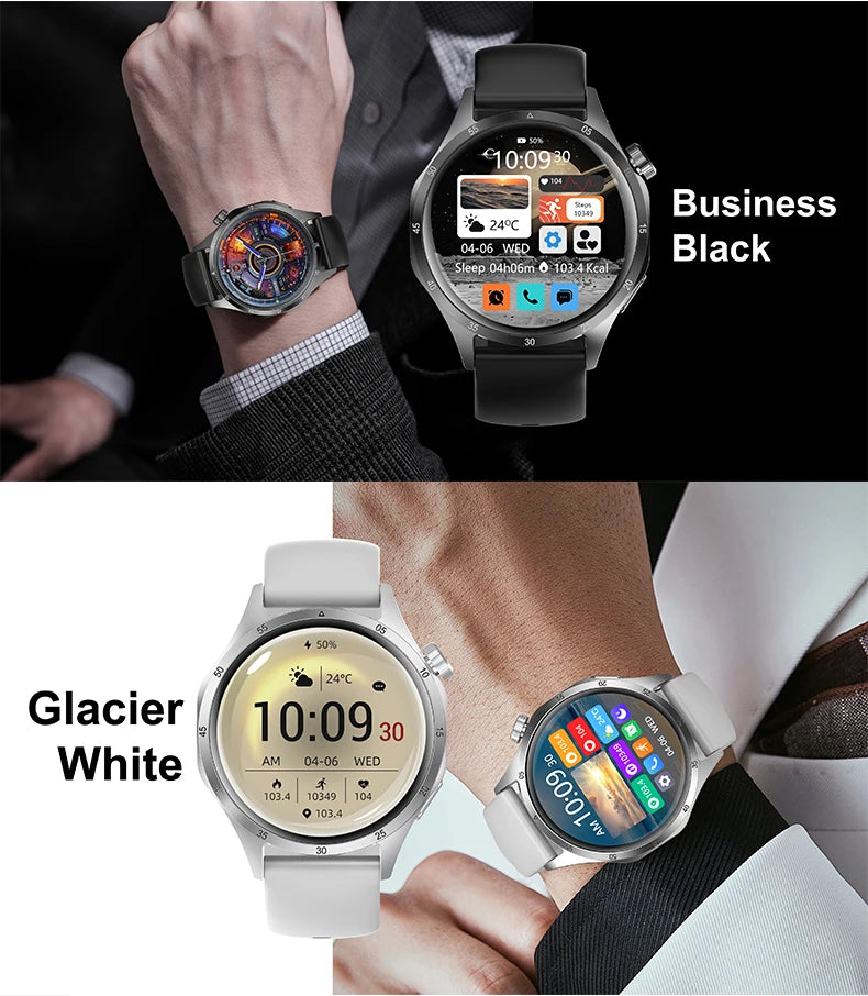 Men’s Smartwatch – 360×360 AMOLED GPS NFC & Bluetooth Call