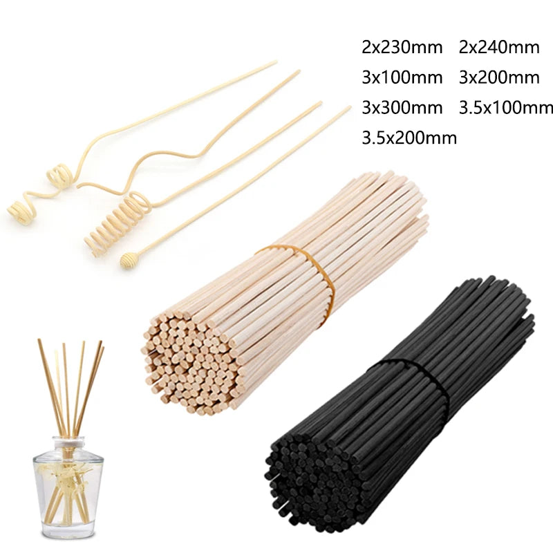 2–3.5mm Reed Diffuser Sticks – Extra Thick Rattan for DIY Aromatherapy