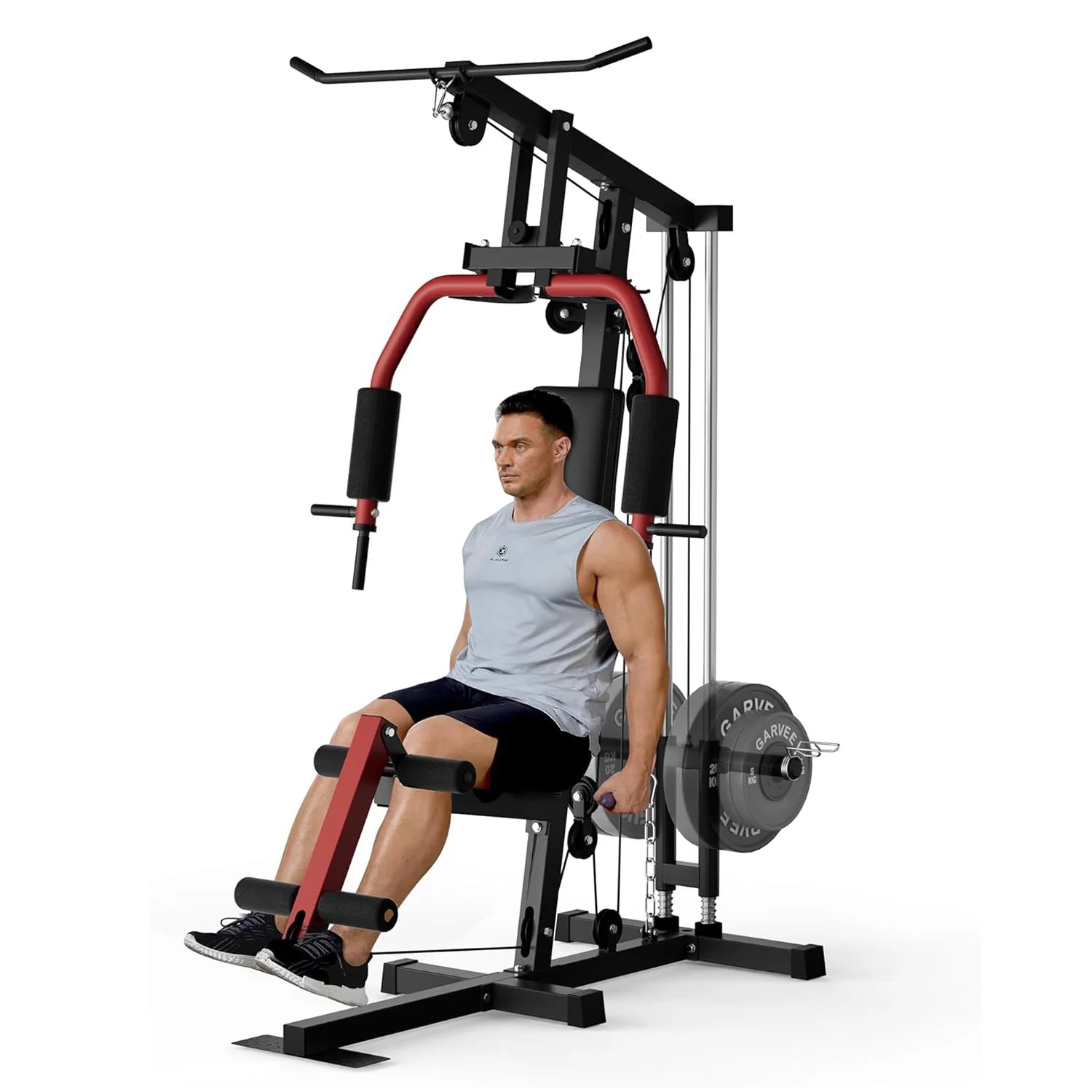 Home Gym Machine – Full-Body Workout with Pulley & Leg Press