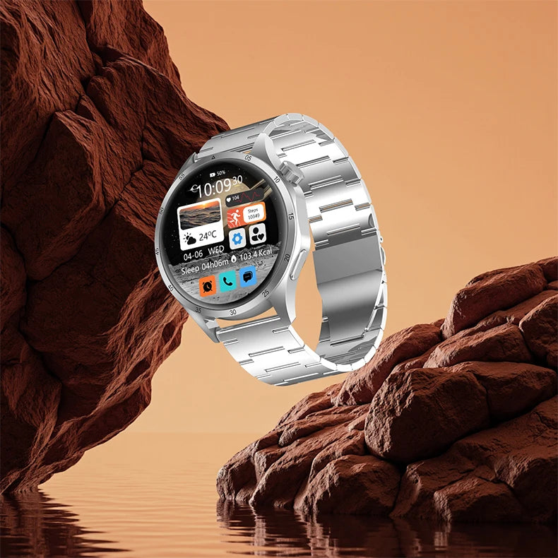 Men’s Smartwatch – 360×360 AMOLED GPS NFC & Bluetooth Call