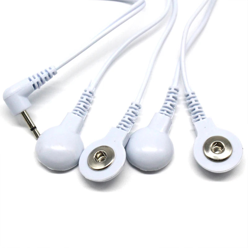 TENS Unit Electrode Lead Wires – 2-Way & 4-Way Cable with Pads