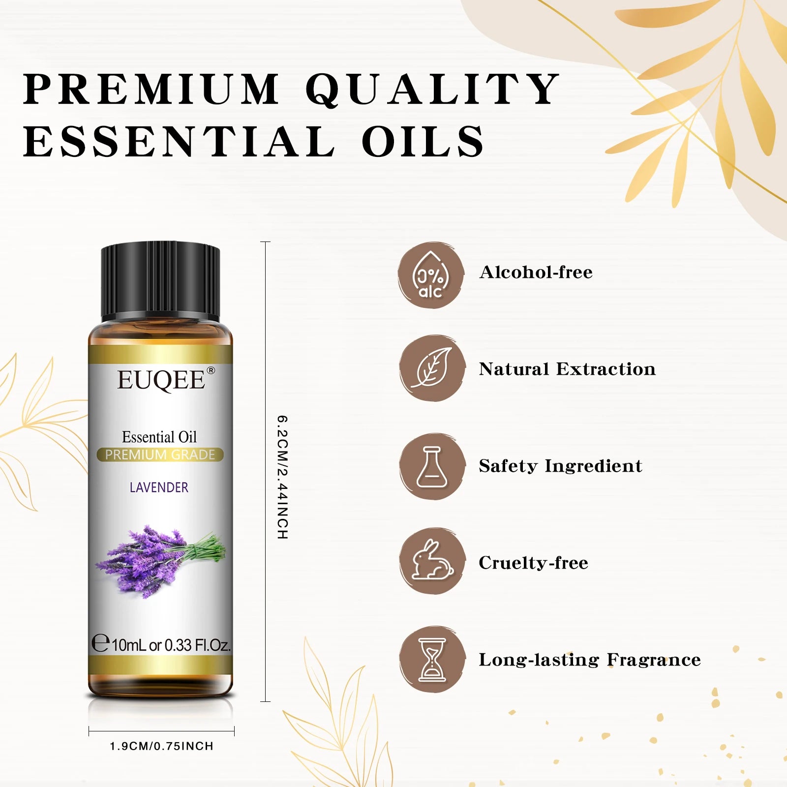 EUQEE 10ml Natural Essential Oils