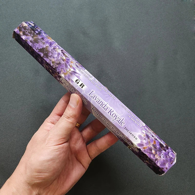 20 Sticks Indian Incense – White Sage, Lavender & Aromatherapy Scents